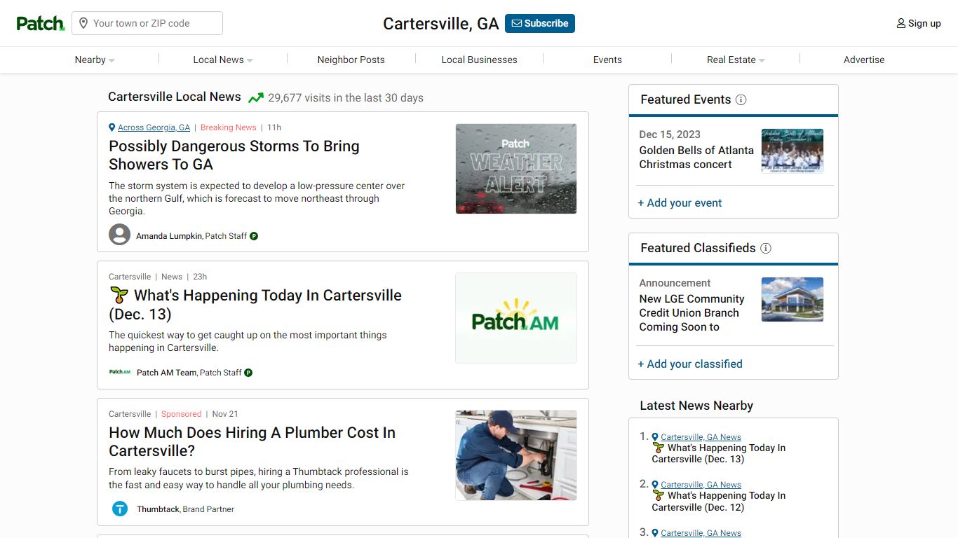 Cartersville News, Breaking News in Cartersville, GA - Patch